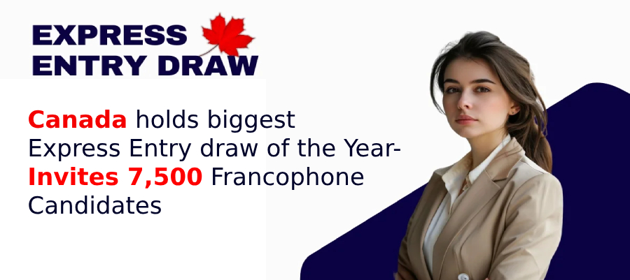 Canada holds biggest Express Entry draw of the Year- Invites 7,500 Francophone Candidates